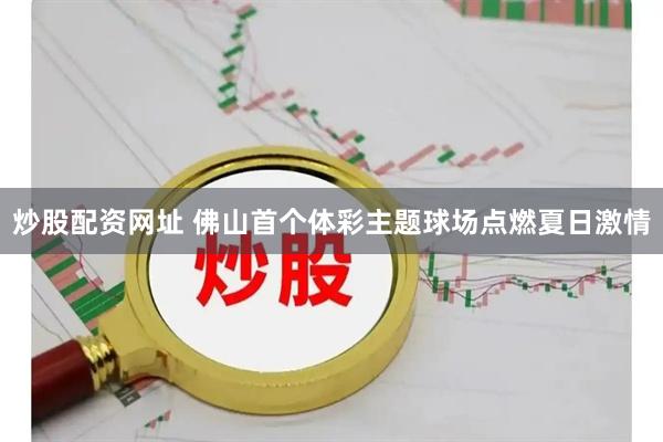 炒股配资网址 佛山首个体彩主题球场点燃夏日激情